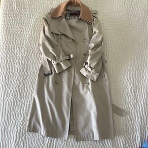 Vintage Nordstrom trench coat size 2T 38R